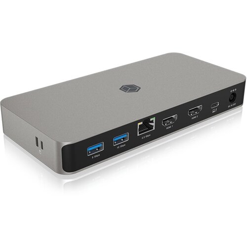 Icybox priključna postaja USB4 Type-C z dvojnim video izhodo Slike