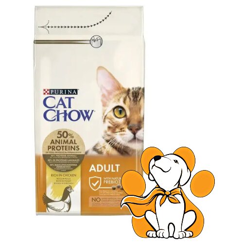 Purina Cat Chow Adult pi&amp;scaron;čanec &amp;amp; puran - 15 kg Slike