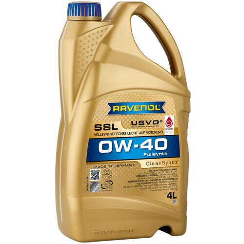 RAVENOL Motorno ulje Super Synthetik Oel SSL 0W-40, 4 l Cene