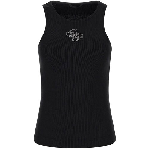 Guess Top &amp;#039;GUENDALINA&amp;#039; crna / srebro Slike