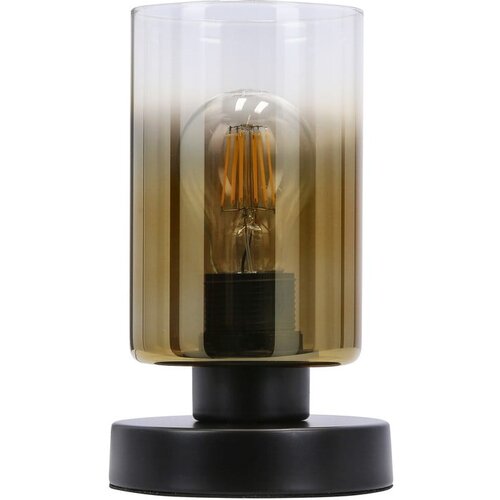 Candellux Lighting Crna stolna lampa sa staklenim sjenilom (visina 20 cm) Aspra – Cijene