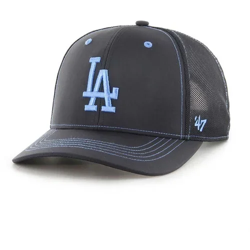 47 Brand Kapa sa šiltom MLB Los Angeles Dodgers boja: crna, s aplikacijom, B-XRAYD12BBP-BK