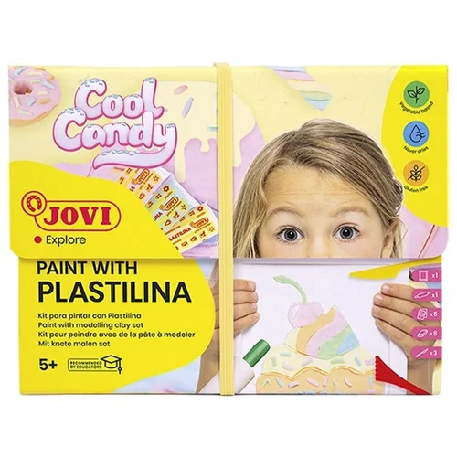 Jovi set Cool Candy - slikanje plastelinom (plastelin za djecu) KORIŠTENO