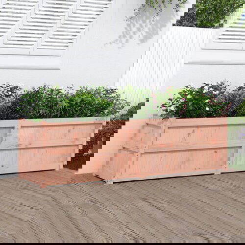 vidaXL vrtno cvetlično korito 180x50x50 cm trden les douglas Cene