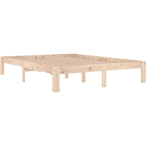  Okvir za krevet od masivne borovine 140 x 190 cm Slike