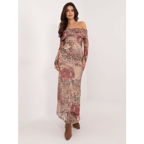 Italy Moda Dress-DHJ-SK-18702-1.13P-beige Slike
