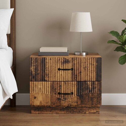  Noćni ormar Staro drvo 62 x 34,5 x 44,5 cm Konstruirano drvo Cijene