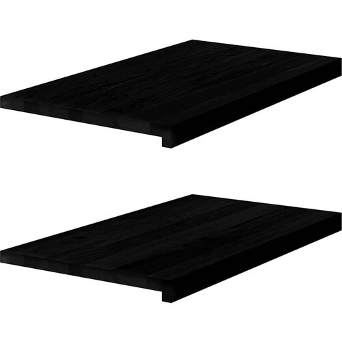  Prozorske klupice 2 kom tamnosmeđe 70x40x2 cm masivne hrast Cijene