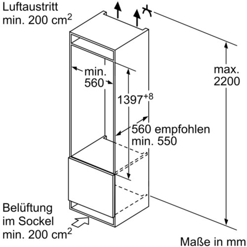 Bosch vgradni hladilnik KIF51AFE0 Slike