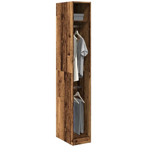 VidaXL Garderobna omara starinski les 30x50x200 cm inženirski les Slike