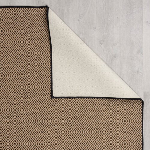Flair Rugs Tekač za stopnice iz jute v črni in naravni barvi 60x800 cm Diamond &amp;ndash; Slike