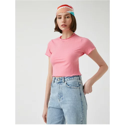 Koton T-Shirt - Pink - Slim fit