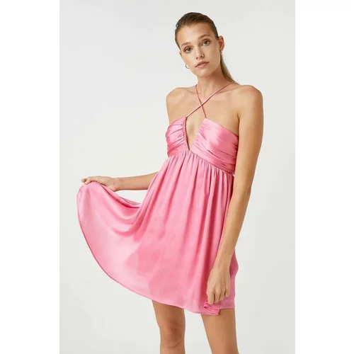 Koton dress - Pink - Wrapover