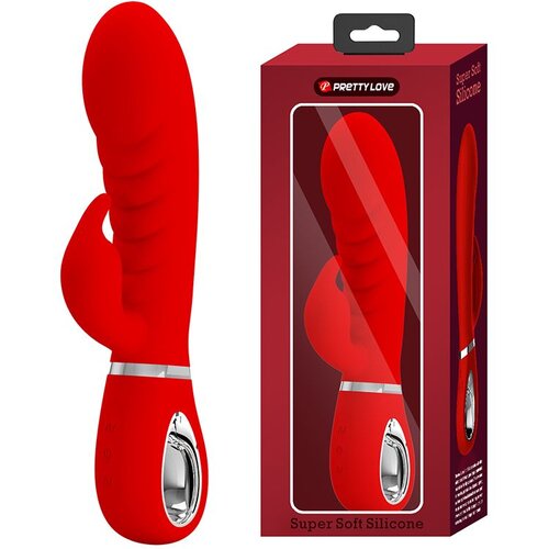 Pretty Love fantazija crveni vibrator od mekanog silikona prescott Slike