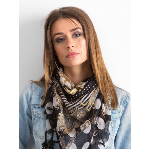 Fashion Hunters Patterned black scarf Slike