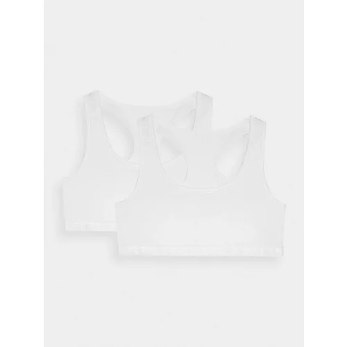 4f Women's Cotton Bra for Everyday Wear (2 Pack) - White