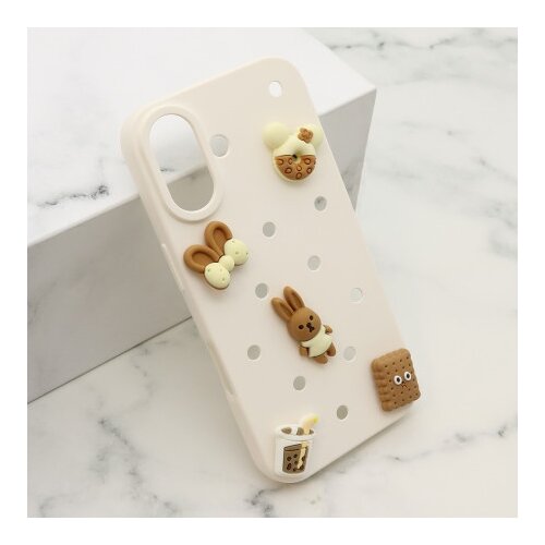  Futrola toy za iphone 16 (6.1) bela ( F121975 ) Slike