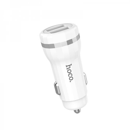 hoco. avtopolnilec Z27 adapter 2,4A - 2xUSB - bel Cene