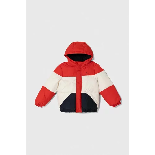 Tommy Hilfiger Dječja pernata jakna boja: crvena
