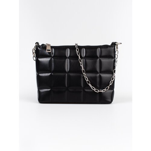 Shelvt Women's black quilted handbag Cene