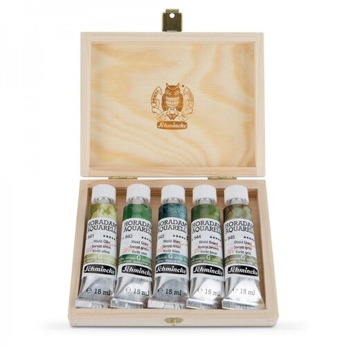  Set akvarel boja u tubama Schmincke Super Granulation 5x15ml | Set forest Cijene