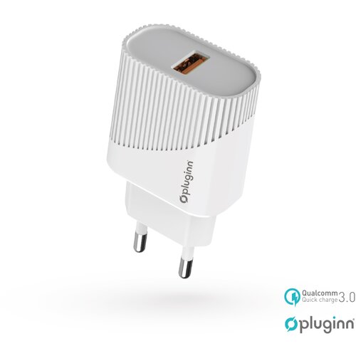 Pluginn Kucni punjac PI-D52S/ QC3.0 18W sa lightning kablom beli CE Cene