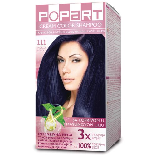 Still Popart kolor šampon 111 indigo crna Cene