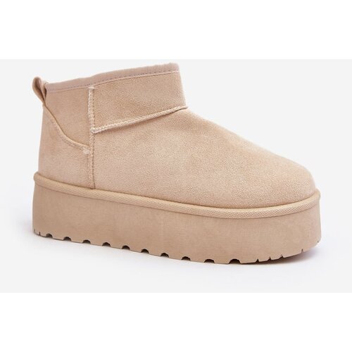 Kesi Light beige suede Corcoran platform snow boots Cene