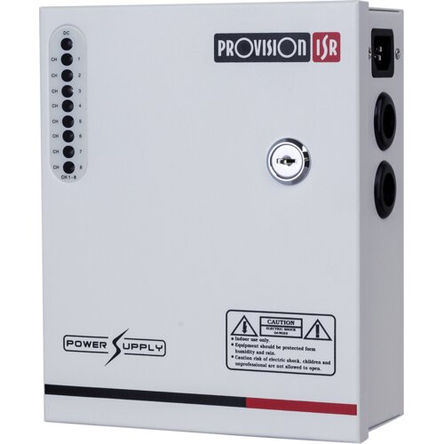 PROVISION-ISR Provision PR-5A8CH-B 8-kanalno napajanje sa podr&amp;scaron;kom za bateriju Slike