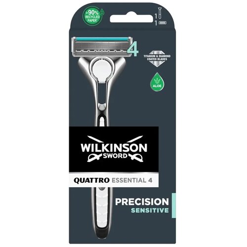 Wilkinson Brijač Quattro essential, Sivi Slike