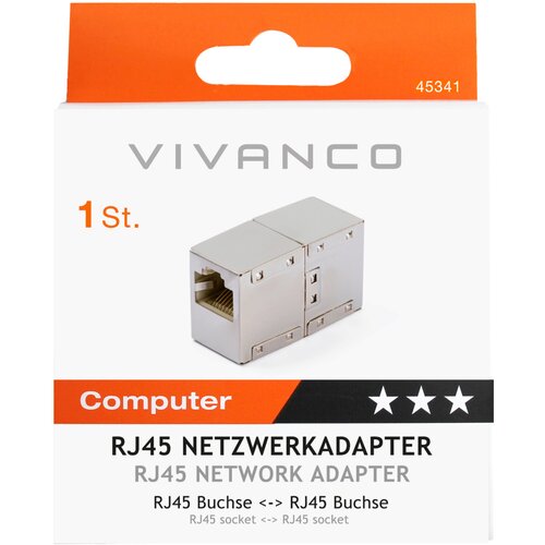 Vivanco CAT 5e Netzwerk 1:1 Adapter Slike