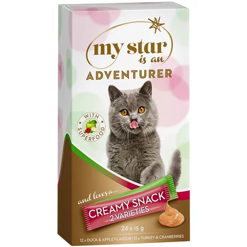 My Star is an Adventurer - Creamy Snack Superfood miješano pakiranje - 24 x 15 g