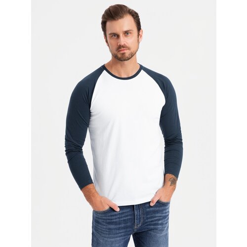 Ombre Longsleeve męski z nadrukiem - czarny Slike