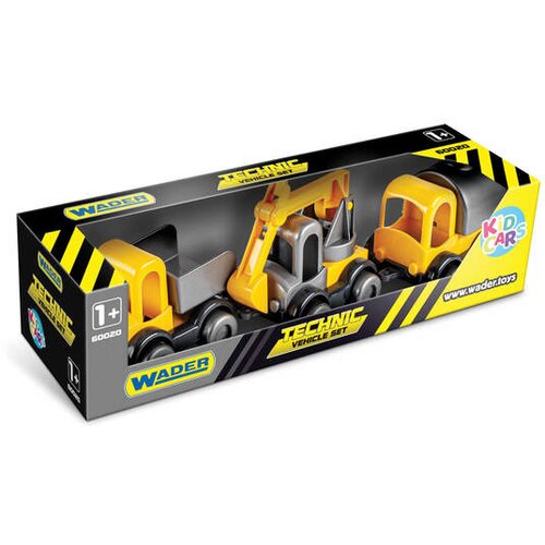 Wader Kid Cars građevinski strojevi 3kom - Cijene