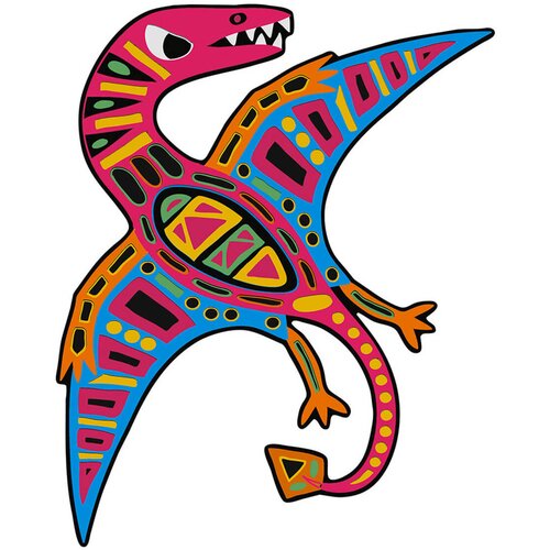 Janod kreativni set za stvaranje struganih dinosaurusa scratch art dinosaur cut outs Slike