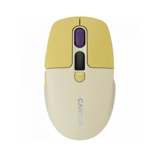 Canyon mouse MW-26 LCD Silent Dual Mode Wireless Yellow Cene