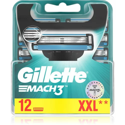Gillette Mach3 nadomestne britvice 12 kos