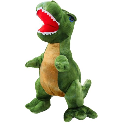 Plišana igračka dinosaur s teksturom kože 45 cm - zeleno/smeđi Cijene