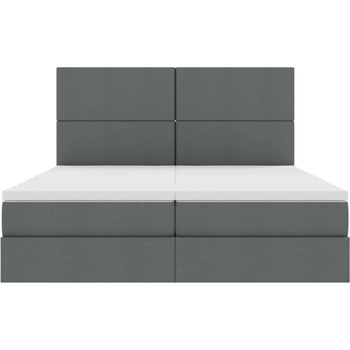  Krevet s od storage Tamno siva 180 x 200 cm Lažna koža Slike