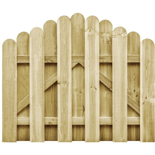 vidaXL Vrtna vrata impregnirana borovina 100x75 cm Cene