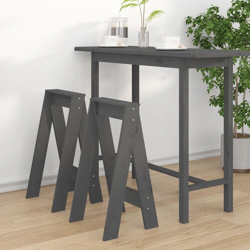  Stolci 2 kom sivi 40 x 40 x 75 cm od masivne borovine Cijene