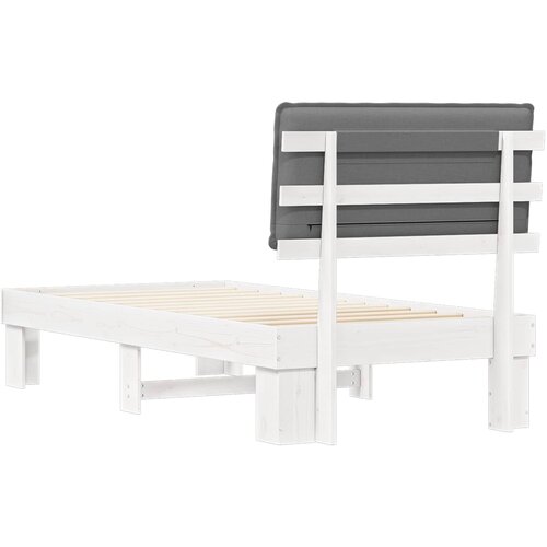 Krevetni okvir s tapiciranim uzglavljem Svijetlo siva Svjetlosiva 75 x 190 cm Slike