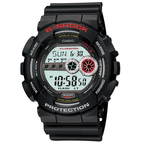 Casio Mu&amp;scaron;ki sat GD-100-1A, Belo kući&amp;scaron;te, Crni Slike