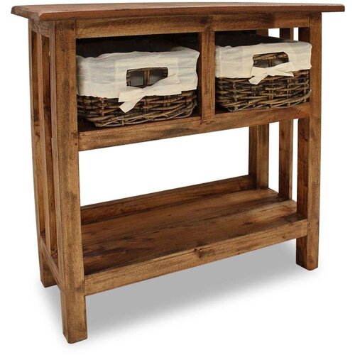  Konzolni stol od masivnog obnovljenog drva 69 x 28 x 70 cm Cijene