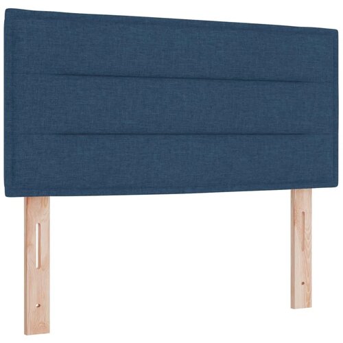  Krevet s box springom madracem i LED-om Plava 90 x 200 cm - Plava 90 x 200 cm Dizajn linija Slike