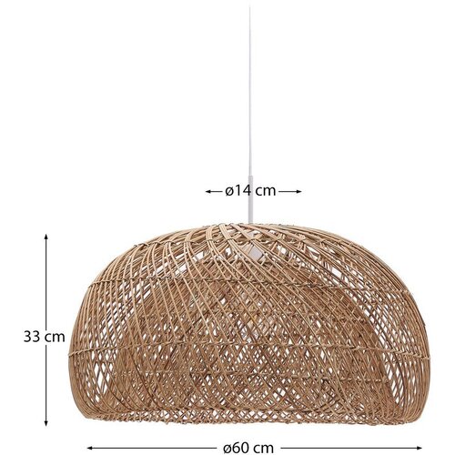 Kave Home Sjenilo od ratana u prirodnoj boji &amp;oslash; 60 cm Isora &amp;ndash; Slike