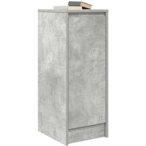  Komoda siva boja betona 29,5x34x76 cm od konstruiranog drva Slike