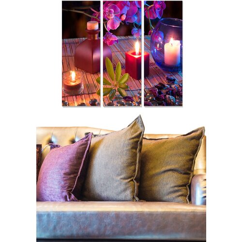 Wallity MDF151702142 multicolor decorative mdf painting (3 pieces) Slike