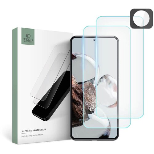 TECH-PROTECT SUPREME SET KALJENO STEKLO+STEKLO ZA KAMERO ZA XIAOMI 12T PRO CLEAR Cene