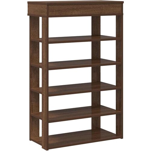 Maison Chic Regal za čevlje - Polica za čevlje rjav hrast 60x30x98 cm inženirski les, (21777779) Cene